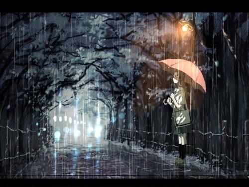 雨天动漫，情感世界的水墨画卷沉浸之旅