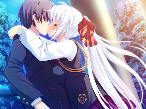 动漫接吻瞬间,甜蜜瞬间一网打尽图片集