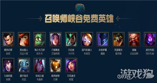 LOL最新周免英雄公告，玩家狂欢盛宴，免费英雄轮换开启！