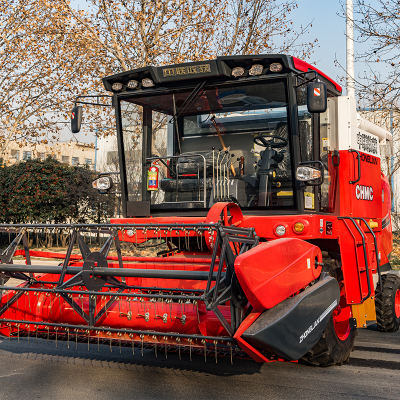 最新型收割机,小巷中的农业黑科技探秘