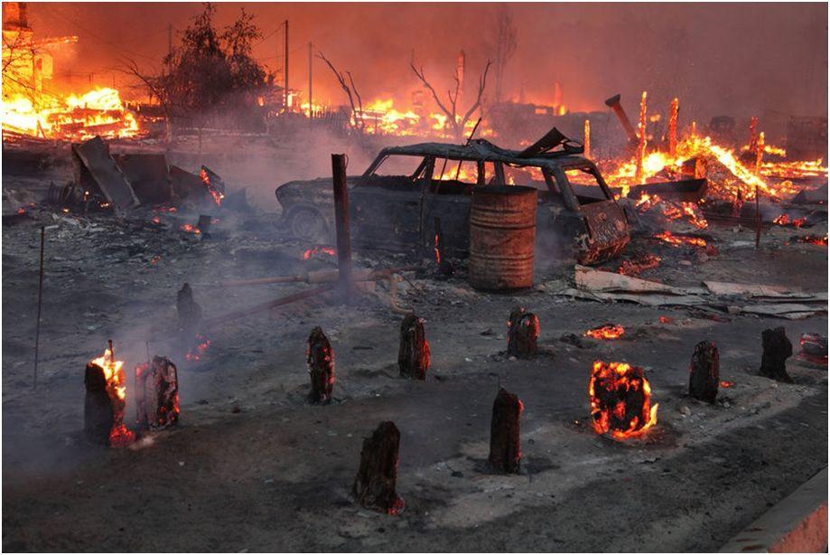 俄罗斯大火最新动态与巷中小店的独特风情