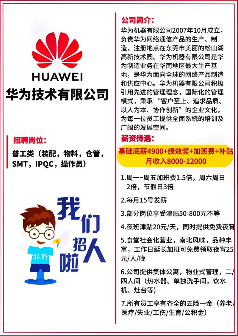 东莞华为最新招聘信息全面解析