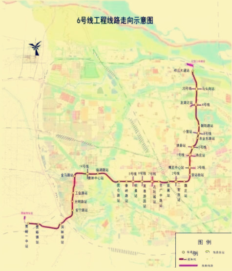 郑州地铁6号线最新线路图,城市变迁与自信成就之源