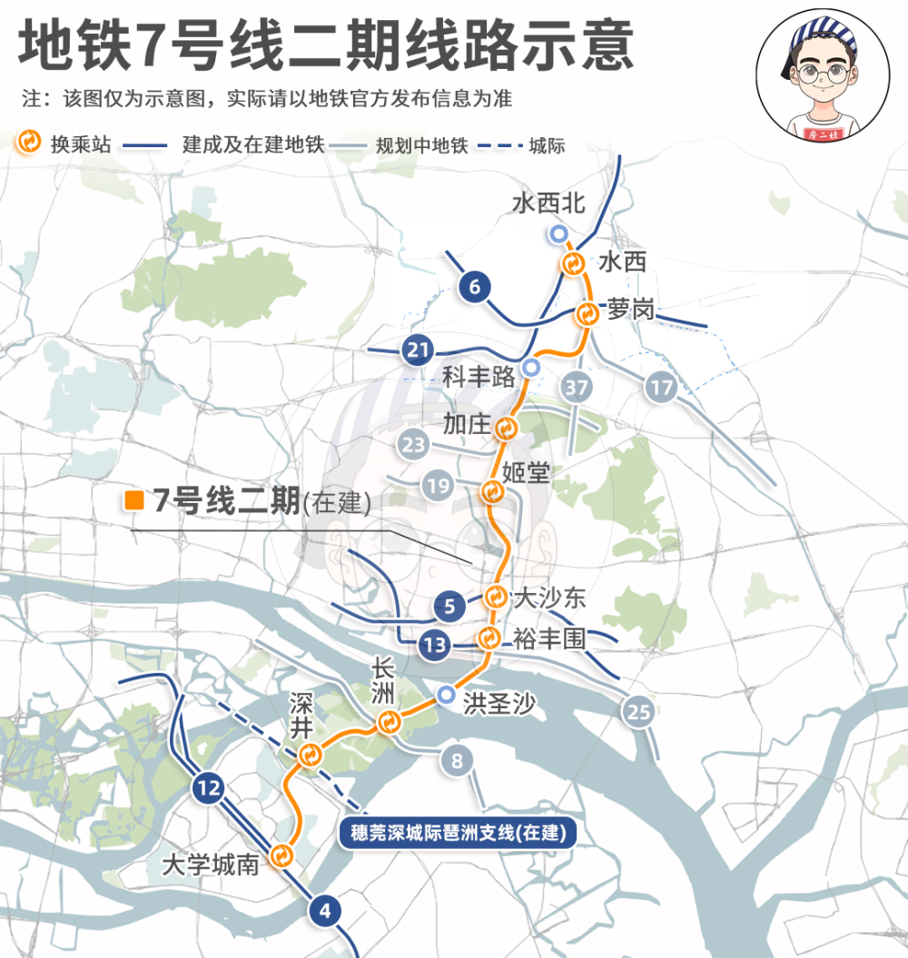广州地铁7号线最新线路图,科技重塑城市脉络,智慧出行新体验