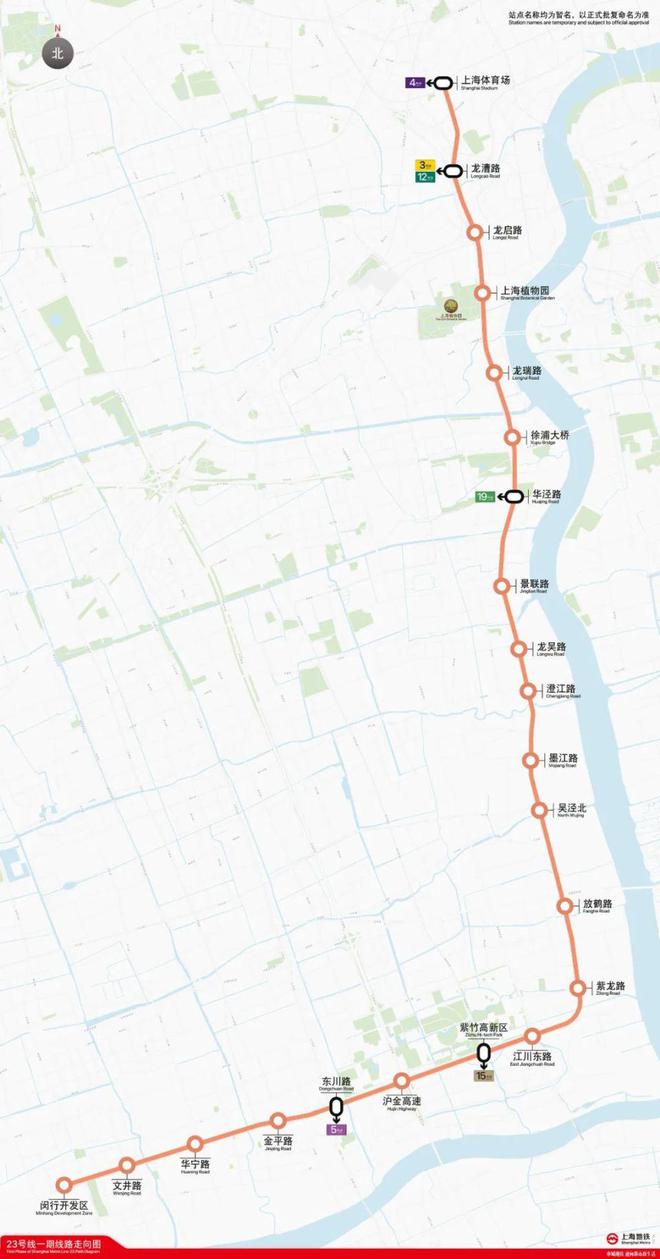 上海地铁22号线最新线路图概览及概览信息